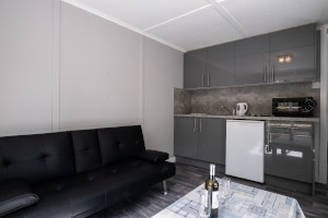 Canny Lodge living room / kitchen